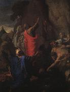 Nicolas Poussin Moses Bringing Forth Water from the Rock France oil painting reproduction